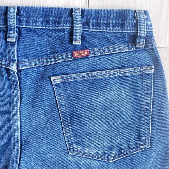 Rustler Jeans Mens 36 Straight Stone Wash Workwear Cowboy Western Denim 36x29 - Picture 7 of 13